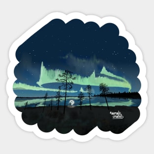 Flashlight - Double Aurora Sticker